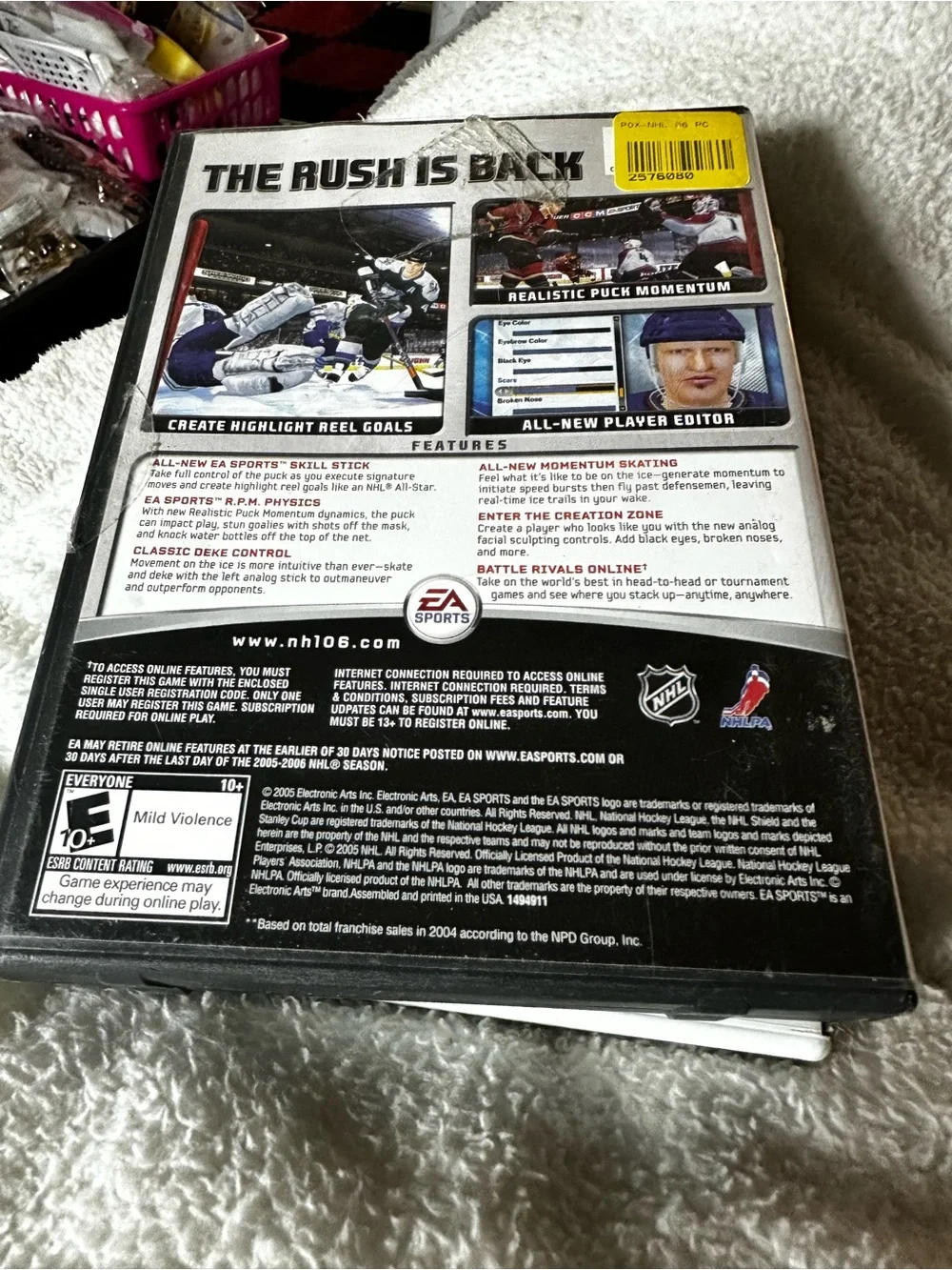 EA Sports NHL 06 & Farming Simulator 15 (PC) -used